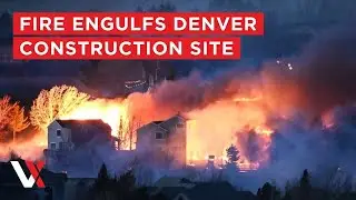 LIVE | Fire Erupts At Under-construction Building In Denver | Evacuation Underway  | VERTEX