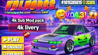 How to Download FR Legends Mod APK v0.4.3 MediaFire✅ | 4K Subscriber Mod Pack + 4K Livery 2026 🤯❤️&zwj;🩹