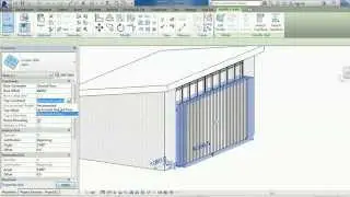 Vertical Shade Curtain Wall