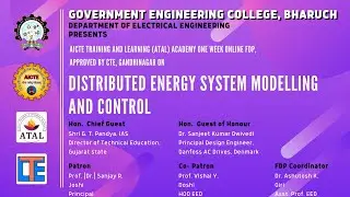 ATAL STTP on &ldquo;Distributed Energy System Modelling and Control&rdquo; | Day 1