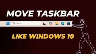 Как переместить значки панели задач влево в Windows 11, как в Windows 10