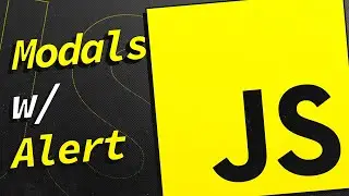 Modals with alert in JavaScript