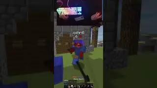 Peak Fireballfight Performance #minecraft #bedwars #skills #shorts