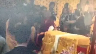 Kunzig Shamarpa holy kudung arrives at Shar Minub 10
