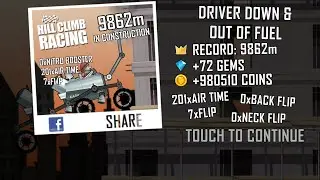 I made a new record in construction with moonlander 9862m