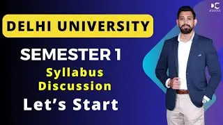 B.com / B.com h / BBA | Semester 1 | Let's Begin | Must Watch