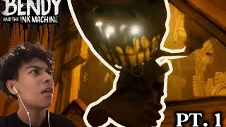 HORROR GAME WHERE CARTOONS COME TO LIFE?! | Bendy and The Ink Machine (Chapter 1)
