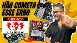 PERIGO NAS CENTRAIS INVERSORAS de portões eletrônicos automáticos
