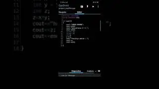 Cara membuat program penjumlahan (Perkalian) di aplikasi CppDroid atau software C++.