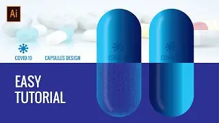 Capsule Design in Adobe  illustrator ~ COVID-19 CAPSULE DESIGN ~