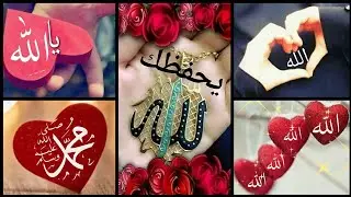SO Beautiful ALLAH MOHAMMAD Name DP For GIRLS Profile| Allah Dp HEART Pic| I LOVE💕ALLAH Girl Dp| #59