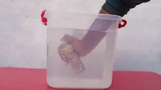 Snow Spray In The Water | 101% Shocking Result.