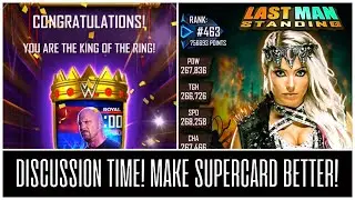 ALEXA BLISS LMS PROGRESS, KOTR REWARDS AND DISCUSSION TO MAKE SUPERCARD BETTER | WWE SuperCard