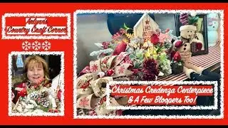 ⛄️Christmas Credenza Centerpiece & A Few Bloopers Too⛄️