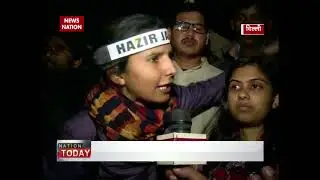 JNU students protest over attendance rule, demand removal of VC Jagadesh Kumar