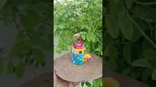 Diy mini tea kettle #diy #clayart #creative #ideas #kettle #art #explorepage #mini #viral #acrelic