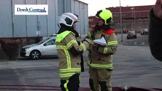 Zeer grote brand bij papierrecyclingsbedrijf Peute Dordrecht