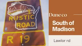 Wisconsin Rustic Road 19 in central Dane county south of Madison