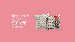 Pier 1 | BOGO 50% off Pillows