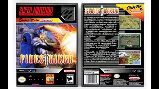 SNES - FireStriker 1994 - First time playing Highly recommended
