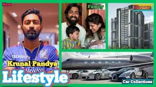 Cricketer Krunal Pandya Luxury Lifestyle 2025 | Total Networth, Girlfriend, Family, House, Cars