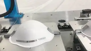 FFP1 automatic cup type hot pressing 3 odd mask machine in English, 10-12pcs/min