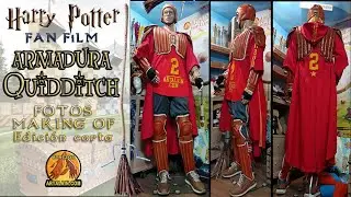 COSPLAY ARMADURA GUARDIAN QUIDDITCH  HARRY POTTER. HECHO A MANO. Making of en FOTOS - Edici&oacute;n corta