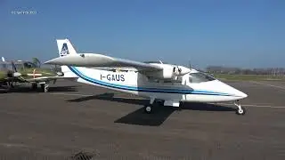 Partenavia P.68  / Vulcanair P.68 I-GAUS (Arendair) Teuge Airport 5 Maart 2022