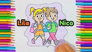 Desenhando e Pintando  O &Uacute;ltimo Dia de Aula   Feneco Arts