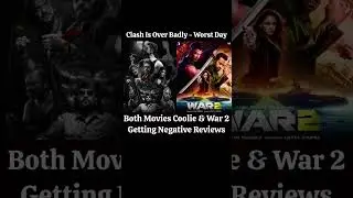 Coolie Vs War 2 Clash Over ll #coolie #war2 #coolievswar2 #hrithikroshan #jrntr #ntr #rajinikanth