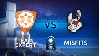 HGC EU Phase 1 - Game 4 - Misfits vs Team expert