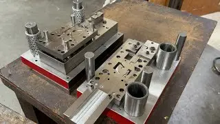 Stamping die process-from raw material to finished parts.