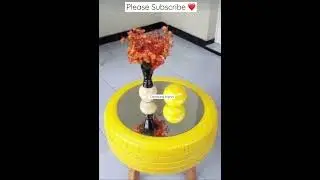 How to make table with tire #tire #table #amazing