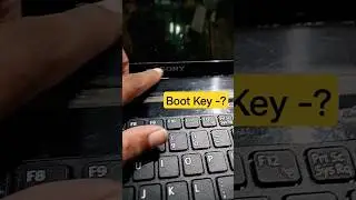Sony Vaio Laptop Boot Key ?#macnitesh#2023shorts#keyboardtricks#sony