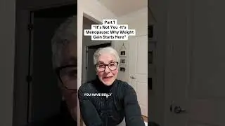Menopause & Weight Gain #menopause #perimenopause #weightgain #hrt #hormones #tiktok