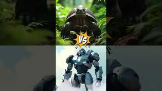 Watch Animals Transform into Giant Robots! 🤖🐯  #Animals#Robots#AnimalTransformation#GiantRobots