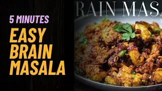 BRAIN MASALA IN 5 MINUTES AT HOME (RESTAURANT STYLE)!!