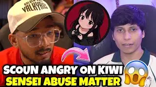 Sensei-Kiwi Abuse Matter Explain🤯 Scout Angry 🤬 Kiwi Sensei Reply On This✅