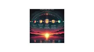 Seven planets alignment on 28 February 2025