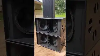 British Acoustic new cabinet #soundsystem #rcf #jbl #bass #subwoofer #linearrayspeakers