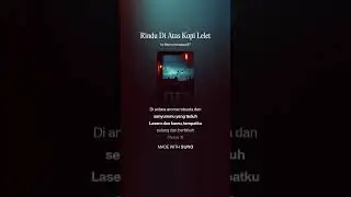 Rindu Di Atas Kopi Lelet