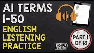 A1 Terms 1-50 | English Listening Practice | Part 1 of 18