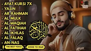 MUROTTAL MERDU PENGANTAR TIDUR,AYAT KURSI, ALWAQIAH,ALMULK,AR RAHMAN,YASIN,BY:Alaa Aqel