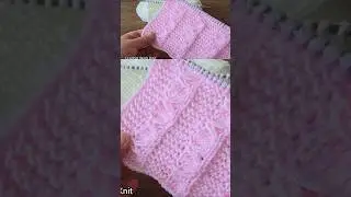 Wow! The easiest and most beautiful knitting pattern stitch 💐🔥