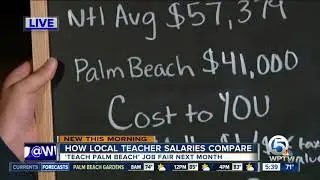 How to Palm Beach County teacher salaries stack up against other teachers?