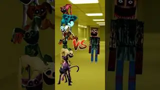 Big Smiling Critters VS The Mimicer #shorts #smilingcritters #themimicer #mimicer #minecraft
