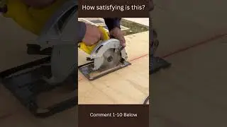 How amazing is this woodworking circular saw! Flying saw dust! #shorts