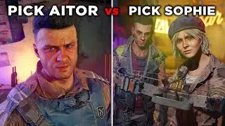 Go to Aitor vs Go to Sophie (ALL CHOICES) - Dying Light 2 Stay Human