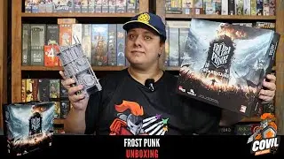 O Que Tem na Caixa? Unboxing Frostpunk Board Game