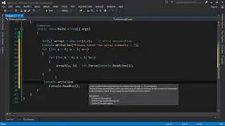Array in c# Part 2/2